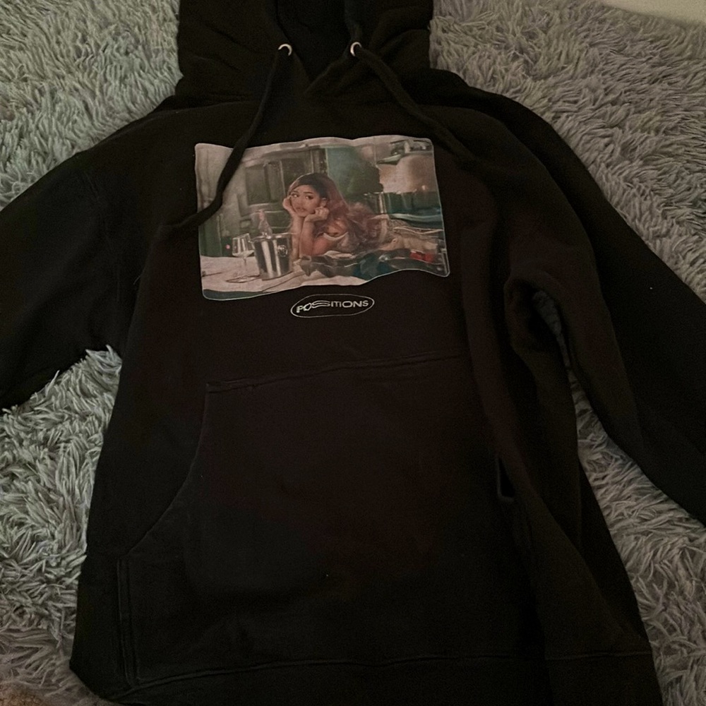 Ariana Grande Positions Single Music Sweatshirt Hoodie size S RARE!!